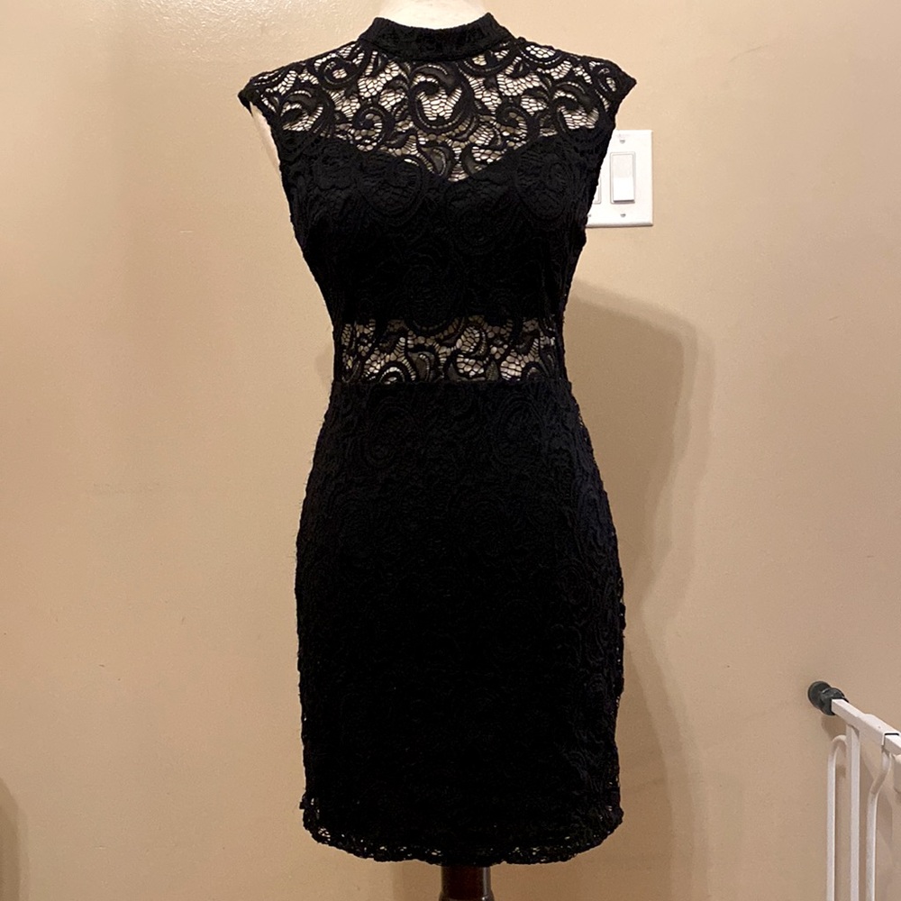 B. darlin small lace black dress